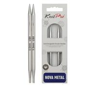 KnitPro Rundstricknadeln Nova Metal Austauschbar 5,5 mm Messing/Silber