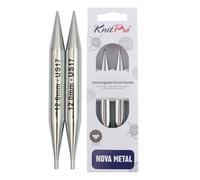 KnitPro wechselbare Nadelspitzen Nova Metall lang 13 cm 12,00 mm