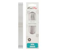 KnitPro Nova Cubics Doppelspitznadeln - Doppelstricknadeln 12,5 cm x 3,75 mm, 5er-Pack
