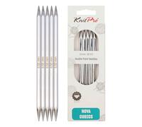KnitPro Strumpfstricknadeln K12134 Messing Mehrfarbig 6,5 mm 20 cm