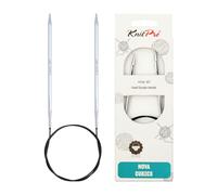 KnitPro Rundstricknadel Nova Cubics K12198 80 cm 4,5 mm Silber