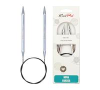 KnitPro Rundstricknadel K12224 Nova Cubics Silber 100 cm 8 mm