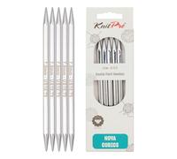 KnitPro Nova Cubics Strumpfstricknadeln 5-Stücke, 15 cm Länge x 7.00 mm Stärke