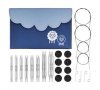 KnitPro Nova Deluxe Austauschbare Nadelspitzen Set 4" (10cm) | 8 Größen (3.5mm bis 8mm)