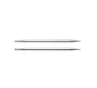 KnitPro Wechselbare Nadelspitzen Nova Metall lang 130 mm – 4,00 mm Silber