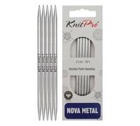 KnitPro - Nova Metal (10 cm x 3,50 mm) Sockennadeln - 1 Einheit