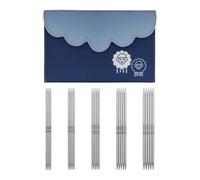 KnitPro Nova-Doppelspitznadel-Set - 5 x 15 cm, doppelseitige Stricknadeln, Sets mit 5 Nova-Startersets für Anfänger, Profis und Geschenkset