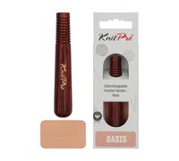 KnitPro Oasis Inter. Häkelnadel Holzgriff Rose - 1Stk