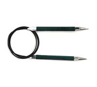 KnitPro K29124 Rundstricknadeln, Birkenholz, Messing, Mehrfarbig, 100 x 1 x 2 cm