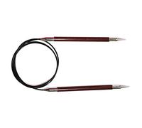 KnitPro K29121 Rundstricknadeln, Birkenholz, Messing, Mehrfarbig, 100 x 0.7 x 0.7 cm