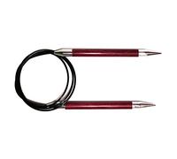 KnitPro Royale Swivel Rundstricknadel, 120 cm Länge x 9.00 mm Stärken, Rosa