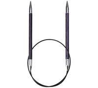 KnitPro Royale Swivel Rundstricknadel, 60 cm Länge x 6.50 mm Stärken, Violett