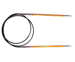 KnitPro Royale Swivel Rundstricknadel, 80 cm Länge x 3.75 mm Stärken, Gelb