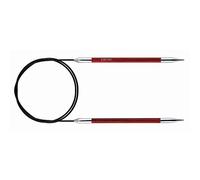KnitPro Royale Swivel Rundstricknadel, 80 cm Länge x 5.00 mm Stärken, Rot