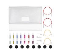 KnitPro Stricknadeln Smartstix KP42161 – Deluxe, austauschbare Nadelspitzen 4/10 cm 7er-Set 3–6 mm