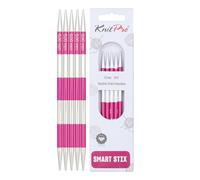 KnitPro K42011 Stricknadeln, Metall, Sortiert, 14cm x 5mm, 5 Stück