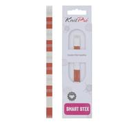 KnitPro 42021 SmartStix Nadelspiel, Metall, bunt, 20cm, 2mm