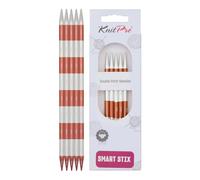 KnitPro K42034 Stricknadeln, Metall, Sortiert, 20cm x 6.5mm, 5 Stück