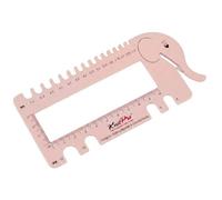 KnitPro Strick und Häkelnadelmass mit Garnabschneider, Rosa, 30 x 35 x 30 cm, KP10994
