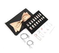 KnitPro Stricknadel-Geschenkset - auswechselbare Rundstricknadeln ‘Mini Bouquet’ 8 Paar Aluminiumnadeln 3,0-6,0mm, 4 Drehkabel 27cm und 30cm, Endkappen, Kabelschlüssel, Abschlussnadel, Maschenhalter