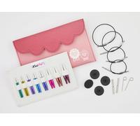 KnitPro Stricknadel Set Zing Mini Set mit kurzen 5cm-Nadelspitzen