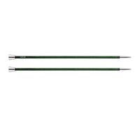 KnitPro Stricknadeln Royale Single Ended, Birchwood/Messing, Mehrfarbig, 25 cm x 5,50 mm