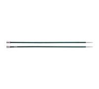 KnitPro Stricknadeln Royale Single Ended, Birchwood/Messing, Mehrfarbig, 30 cm x 3,50 mm