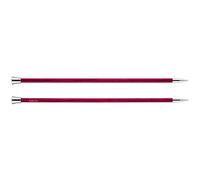 KnitPro Stricknadeln Royale Single Ended, Birchwood/Messing, Mehrfarbig, 30 cm x 6,00 mm