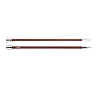 KnitPro Stricknadeln Royale Single Ended, Birchwood/Messing, Mehrfarbig, 30 cm x 7,00 mm