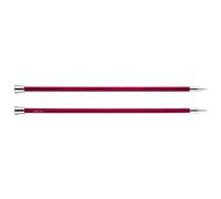 KnitPro Stricknadeln Royale Single Ended, Birchwood/Messing, Mehrfarbig, 35 cm x 6,00 mm
