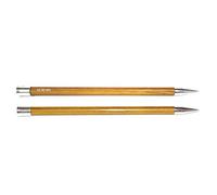 KnitPro Stricknadeln Royale Single Ended, Birchwood/Messing, Mehrfarbig, 40 cm x 12.00 mm