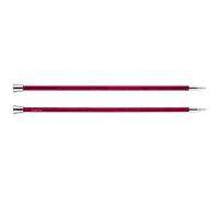 KnitPro Stricknadeln Royale Single Ended, Birchwood/Messing, Mehrfarbig, 40 cm x 6,00 mm