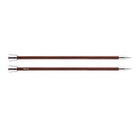 KnitPro Stricknadeln Royale Single Ended, Birchwood/Messing, Mehrfarbig, 40 cm x 7,00 mm