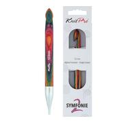 KnitPro Symfonie 2 afghanische/tunesische Häkelnadel, 12 mm