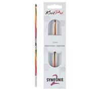 KnitPro Symfonie 2 afghanische/tunesische Häkelnadel, 3 mm