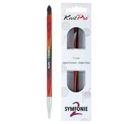 KnitPro Symfonie 2 afghanische/tunesische Häkelnadel, 7 mm