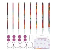 KnitPro Symfonie 2 afghanische/tunesische Häkelnadel-Set, 8 Größen (3,5 mm bis 8 mm)