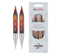 KnitPro Symfonie 2 normale austauschbare Nadeln, 13 cm, 15 mm