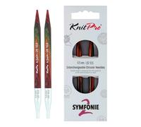 KnitPro Symfonie 2 normale austauschbare Nadeln, 13 cm, 6,5 mm