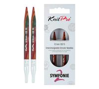 KnitPro Symfonie 2 normale austauschbare Nadeln, 13 cm, 6 mm