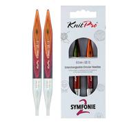 KnitPro Symfonie 2 normale austauschbare Nadeln, 13 cm, 9 mm