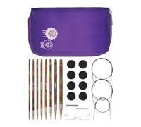 KnitPro Häkelnadel Set Symfonie Holz tunesisch, mit austauschbarem Seil