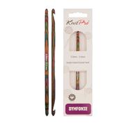 KnitPro K20727 Doppelseitiges Häkelnadel, Wood, Mehrfarbig, 5-5,5 mm