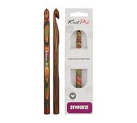 KnitPro Symfonie 9,00mm Häkelnadel Holz, Bunt, 20x5x1 cm