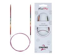 KnitPro Symfonie feste Rundstricknadeln, 100 cm, 3 mm, 2 Stück