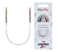 KnitPro Symfonie feste Rundstricknadeln, 25 cm, 3,5 mm, 2 Stück
