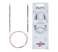 KnitPro Symfonie feste Rundstricknadeln, 60 cm, 3,25 mm, 2 Stück