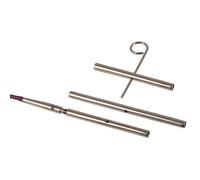 KnitPro Symfonie Holz austauschbare Strickseile, Metall, Silber, Seilverbinder