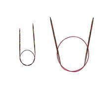 KnitPro Symfonie Wood Rundstricknadel 3,0 mm 60 cm, Mehrfarbig & cknadel 3,50 mm 60 cm