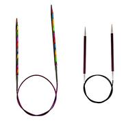 KnitPro Symfonie Wood Rundstricknadel 3,5 mm 40 cm & International Rundstricknadel ZING 3,00 mm jade 40 cm